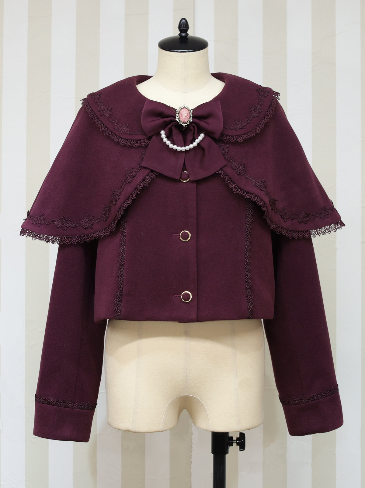 Antique Doll ケープショートコート