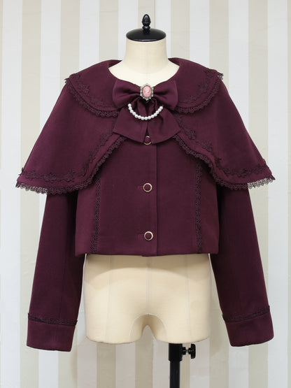 Antique Doll ケープショートコート