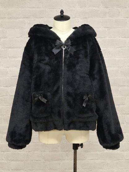 【2Buy10%除外】ねこみみファーブルゾン ｜Amavel（アマベル）公式サイト