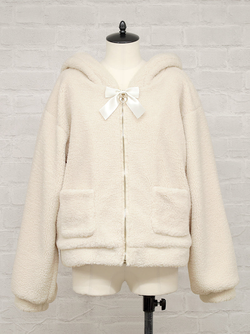 【2Buy10%除外】くまみみボアブルゾン ｜Amavel（アマベル）公式サイト