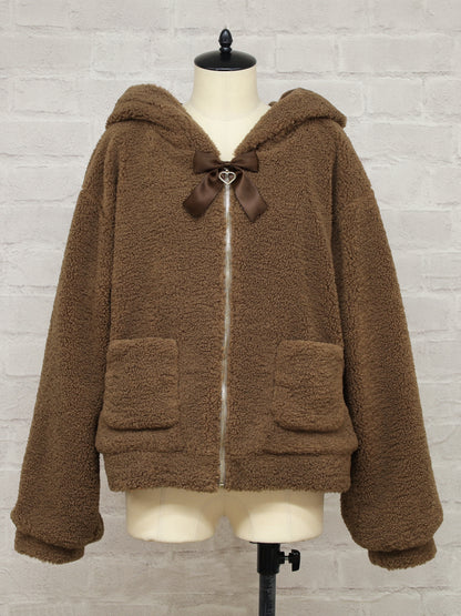 【2Buy10%除外】くまみみボアブルゾン ｜Amavel（アマベル）公式サイト