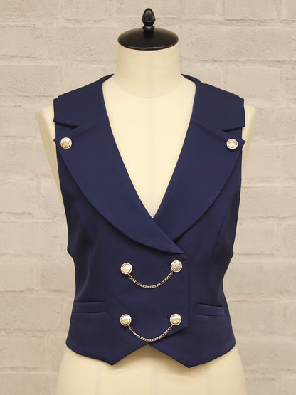 Stately Emblem ベスト ネイビー（Navy） FREE ｜Amavel（アマベル）公式サイト