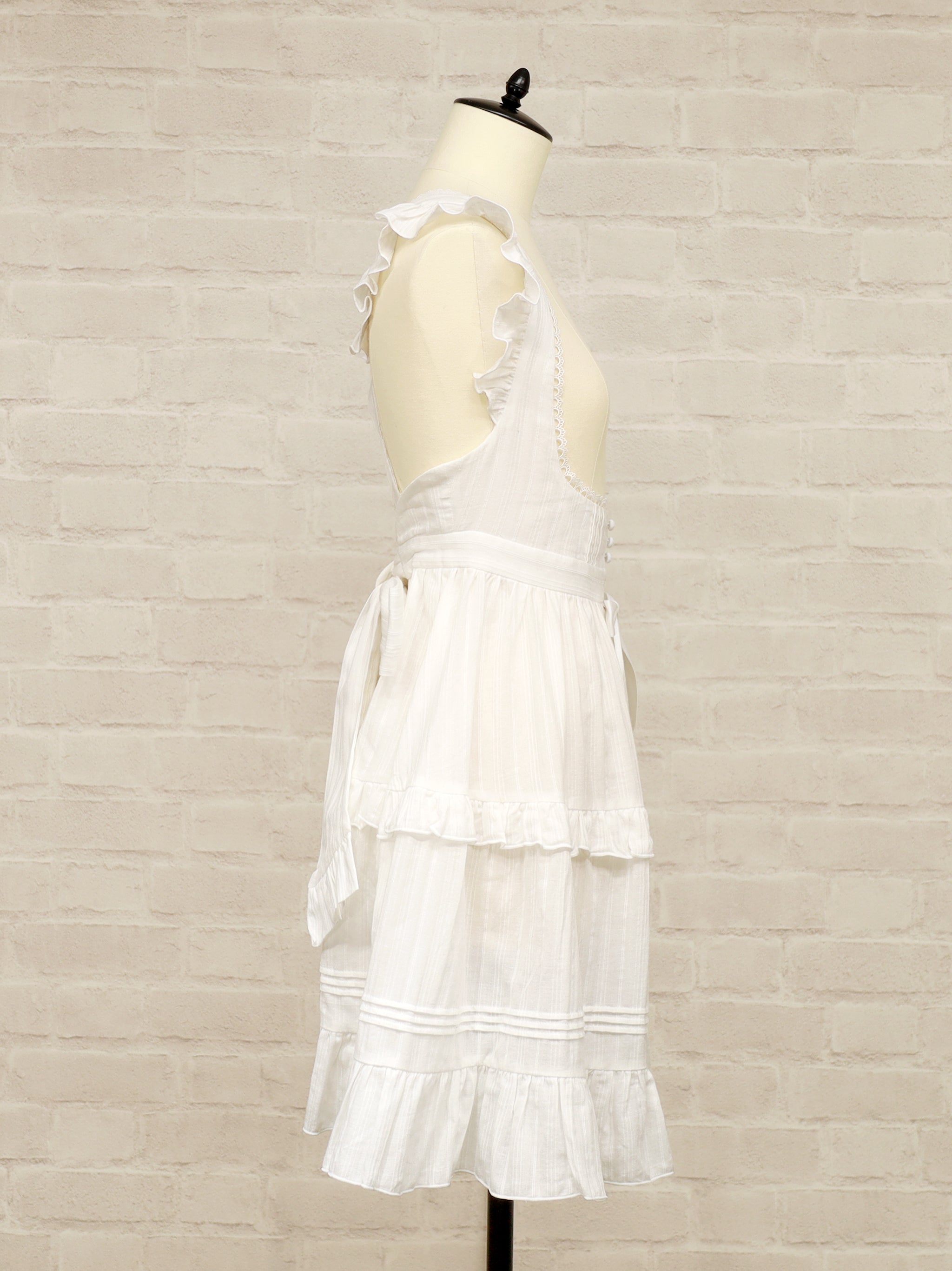 Marchen Cotton フリルエプロン – Amavel（アマベル）公式サイト