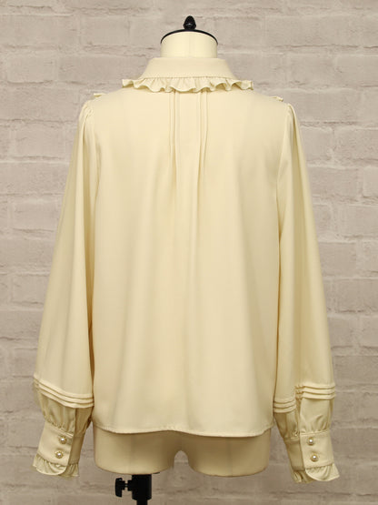 【選べるセットフェア対象】パールリボンブラウス ｜Amavel（アマベル）公式サイト