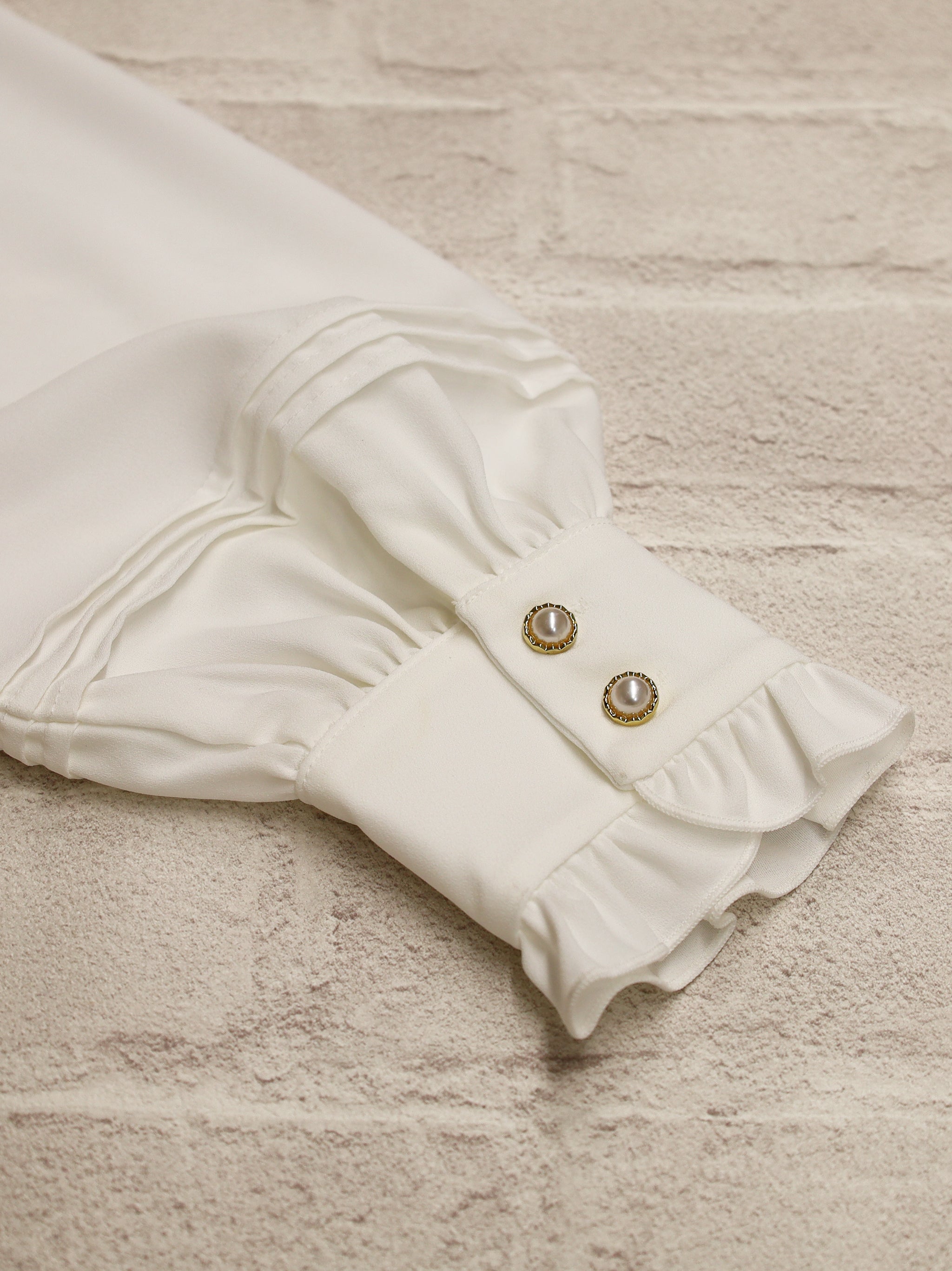 【選べるセットフェア対象】パールリボンブラウス ｜Amavel（アマベル）公式サイト