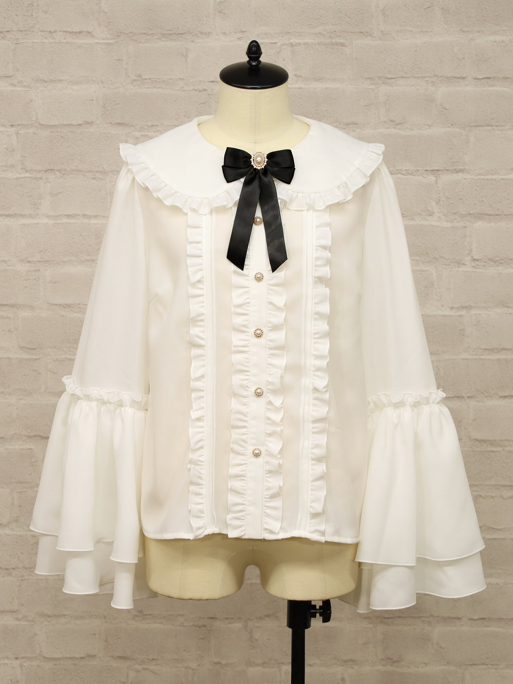 【選べるセットフェア対象】姫袖フリルブラウス アイボリー（Ivory） FREE ｜Amavel（アマベル）公式サイト