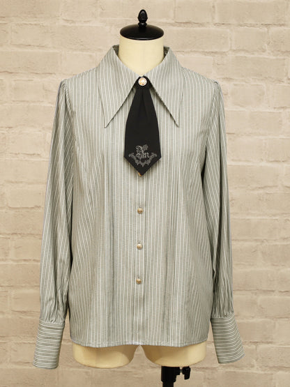 Stately Emblem シャツブラウス ブラック（Black） FREE ｜Amavel（アマベル）公式サイト