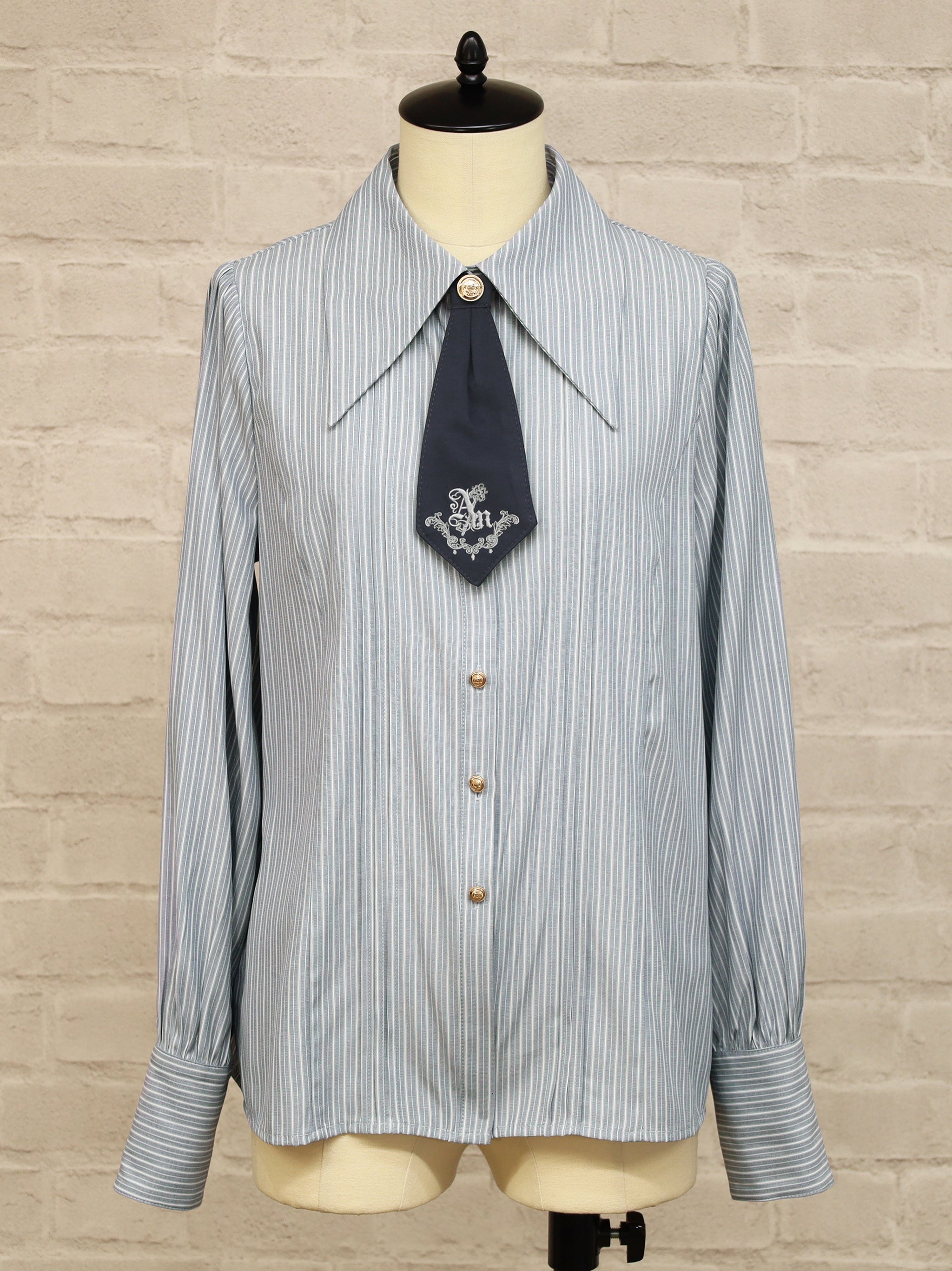 Stately Emblem シャツブラウス ネイビー（Navy） FREE ｜Amavel（アマベル）公式サイト