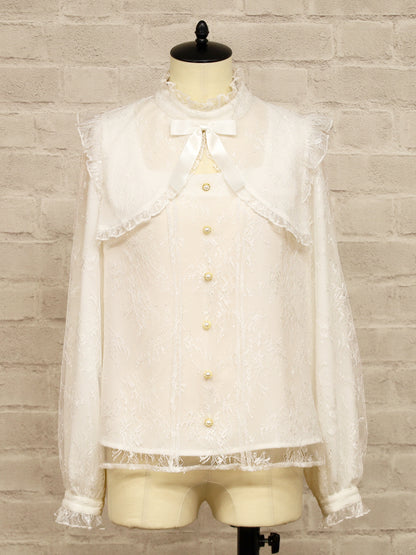 Light Blossom デコルテオープンブラウス オフホワイト（Off White） FREE ｜Amavel（アマベル）公式サイト