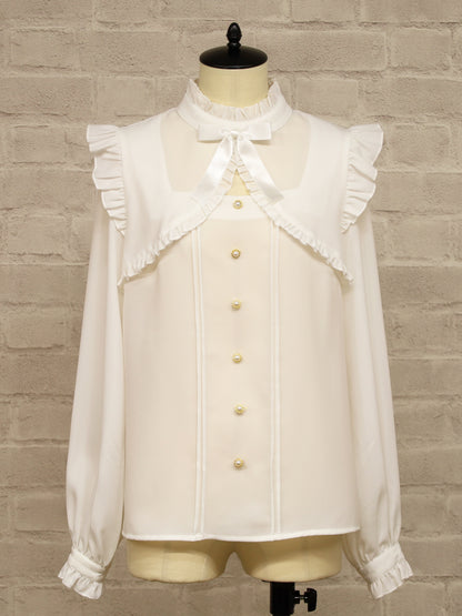 Light Blossom デコルテオープンブラウス アイボリー（Ivory） FREE ｜Amavel（アマベル）公式サイト