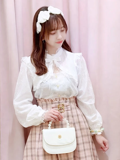 Light Blossom デコルテオープンブラウス オフホワイト（Off White） FREE ｜Amavel（アマベル）公式サイト