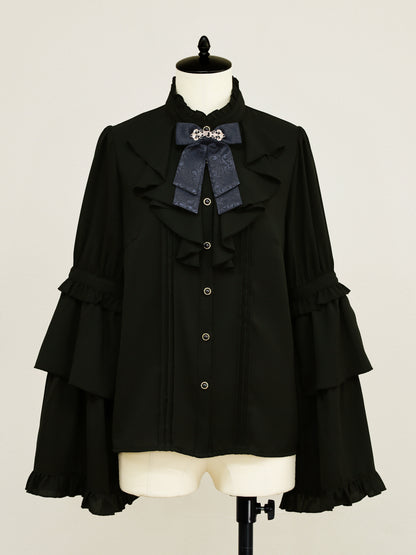 Antique Claspフリルブラウス ｜Amavel（アマベル）公式サイト