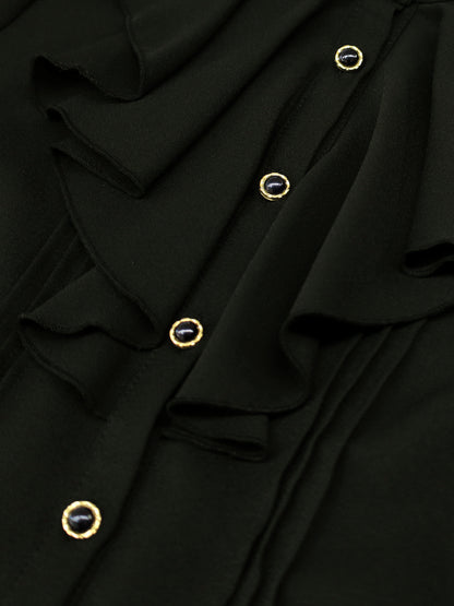 Antique Claspフリルブラウス ｜Amavel（アマベル）公式サイト