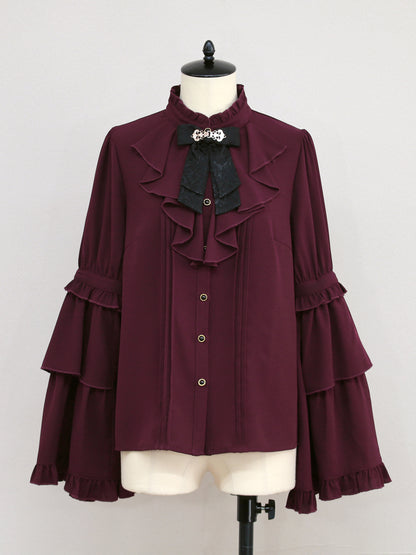 Antique Claspフリルブラウス ｜Amavel（アマベル）公式サイト