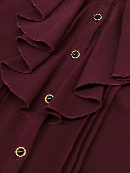 Antique Claspフリルブラウス ｜Amavel（アマベル）公式サイト