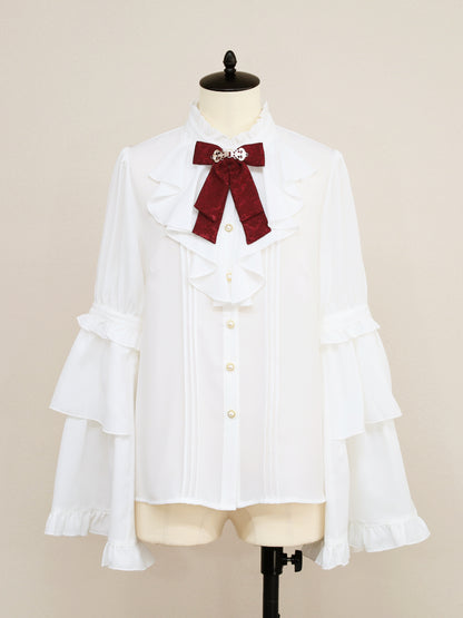 Antique Claspフリルブラウス ｜Amavel（アマベル）公式サイト