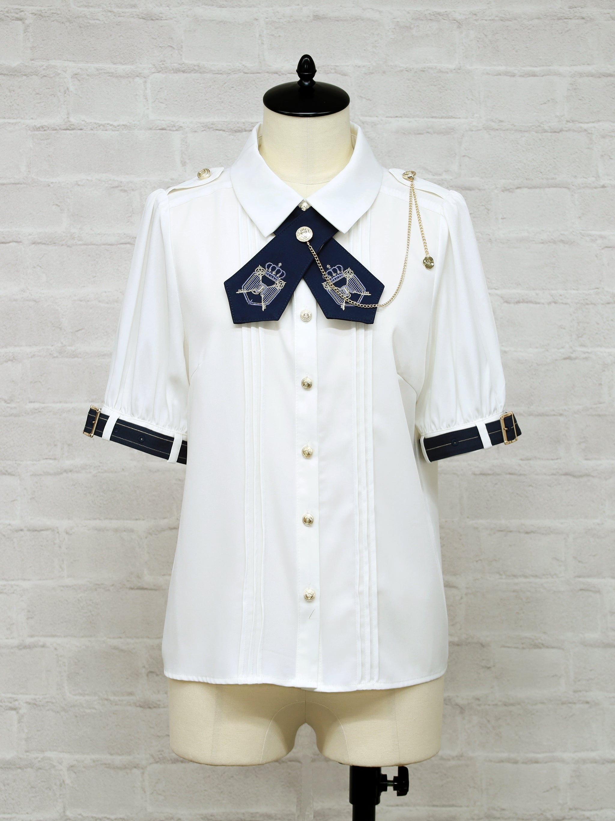 Royal Emblem クロスタイブラウス ネイビー（Navy） FREE ｜Amavel（アマベル）公式サイト