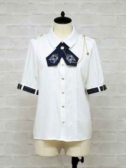 Royal Emblem クロスタイブラウス ネイビー（Navy） FREE ｜Amavel（アマベル）公式サイト