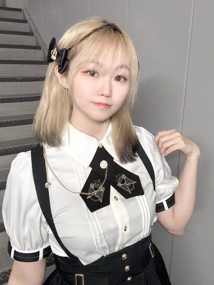 Royal Emblem クロスタイブラウス ブラック（Black） FREE ｜Amavel（アマベル）公式サイト