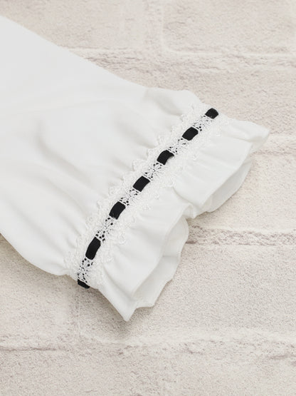 Chērie Lace レースアップブラウス ｜Amavel（アマベル）公式サイト