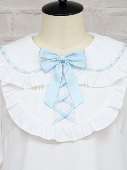 Chērie Lace レースアップブラウス ｜Amavel（アマベル）公式サイト