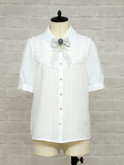 Classical Doll カメオリボンブラウス グレー（Gray） FREE ｜Amavel（アマベル）公式サイト