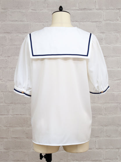 Marchen Marine 半袖セーラーブラウス ｜Amavel（アマベル）公式サイト