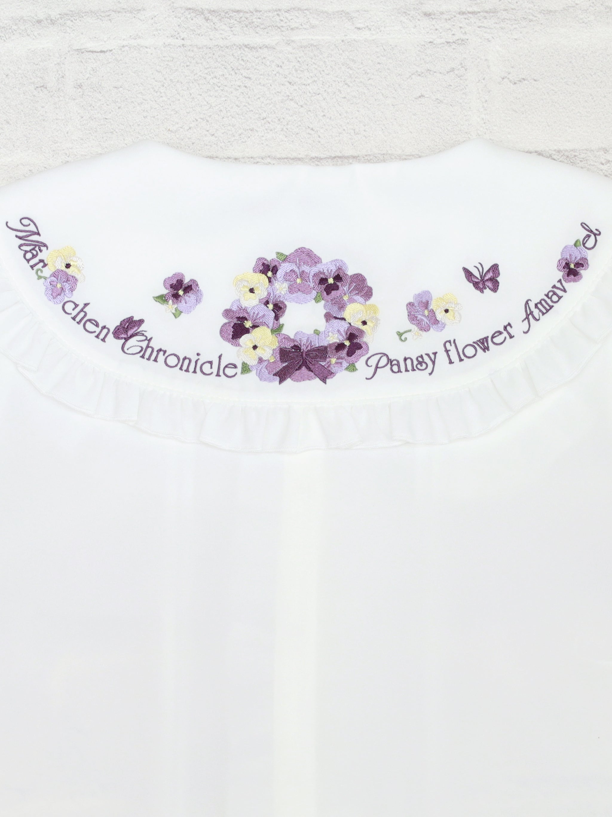 メンバーズセール対象】Märchen Pansy レースブラウス – Amavel