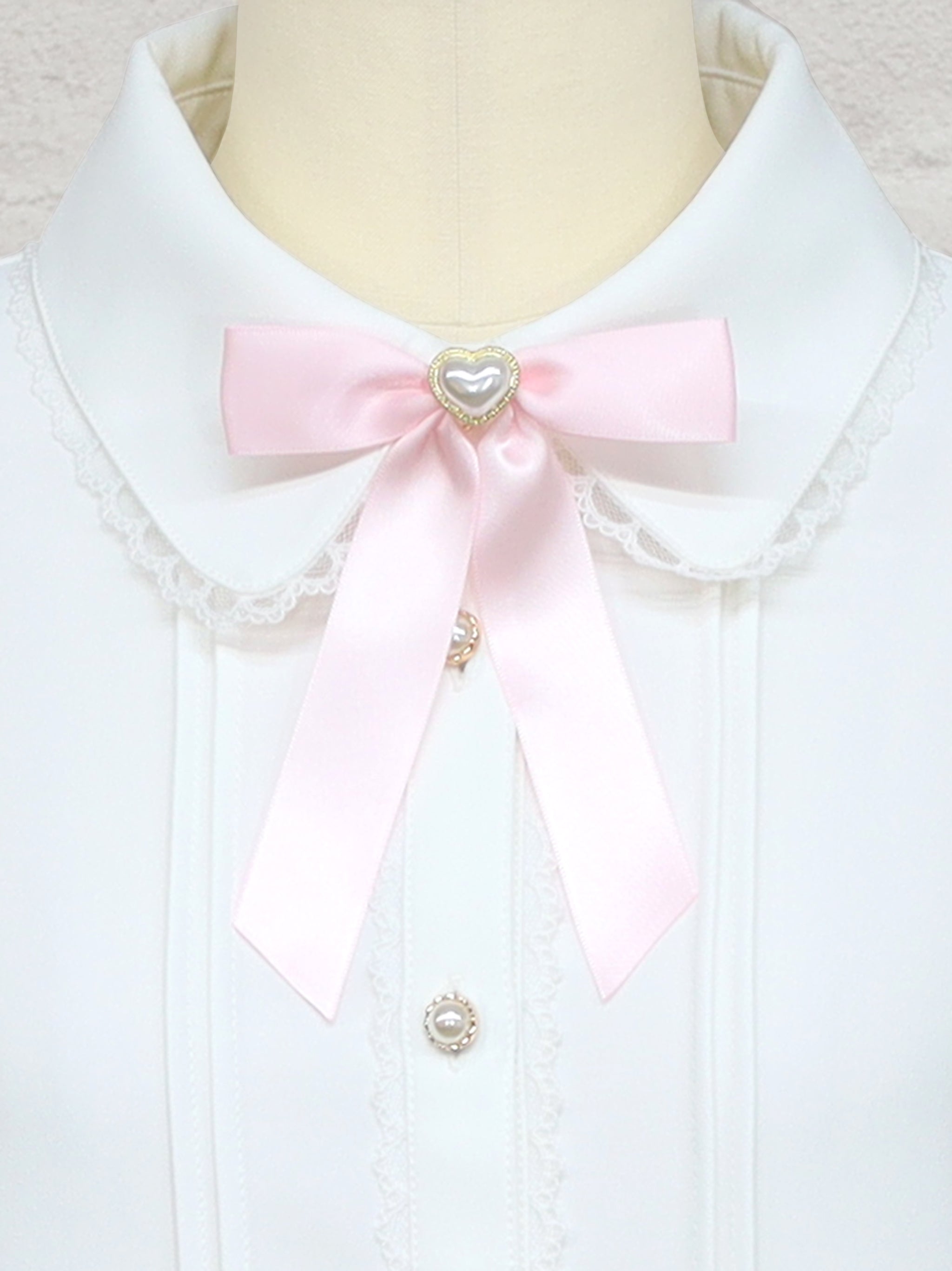 クリアランス対象】Girly Ribbon シャツブラウス – Amavel（アマベル