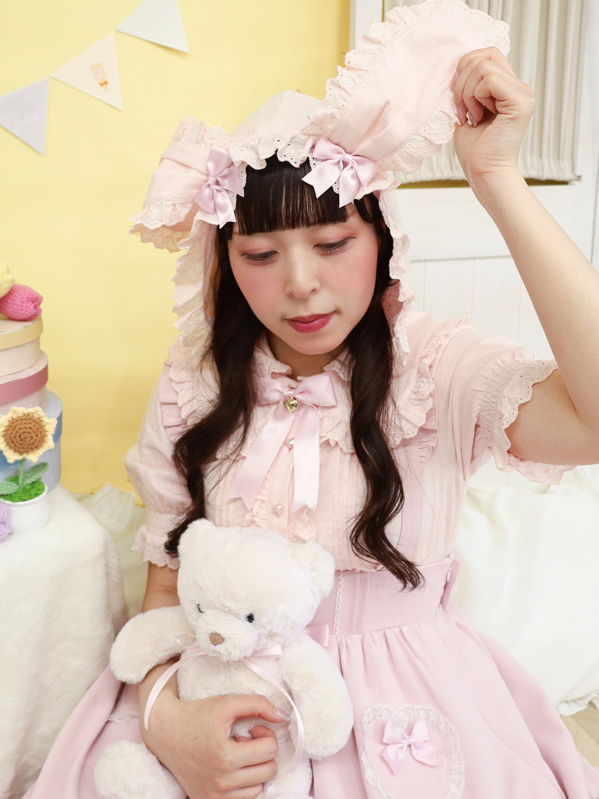 めるへんあにまるべいびーフード付きブラウス – Amavel（アマベル 