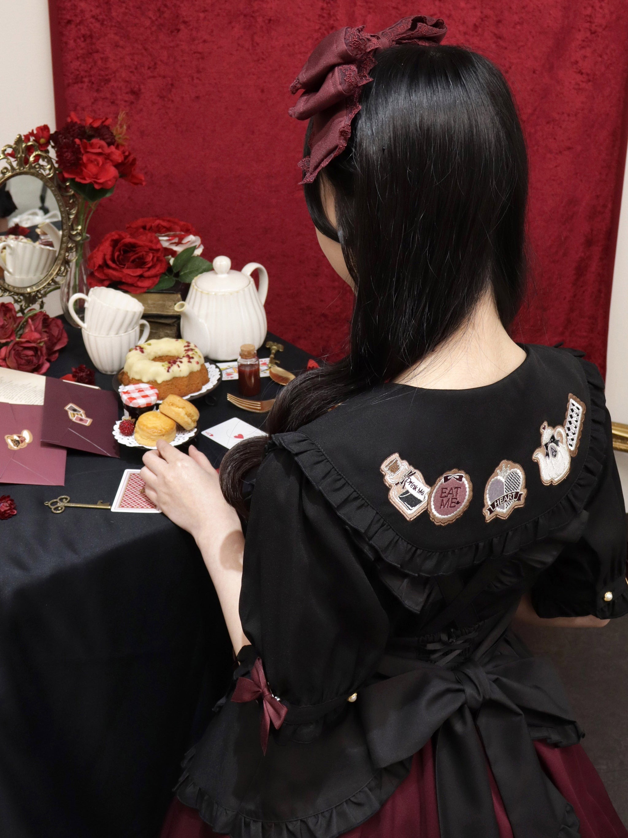【メンバーズセール対象】Märchen TeaParty ブラウス ブラック（Black） FREE ｜Amavel（アマベル）公式サイト