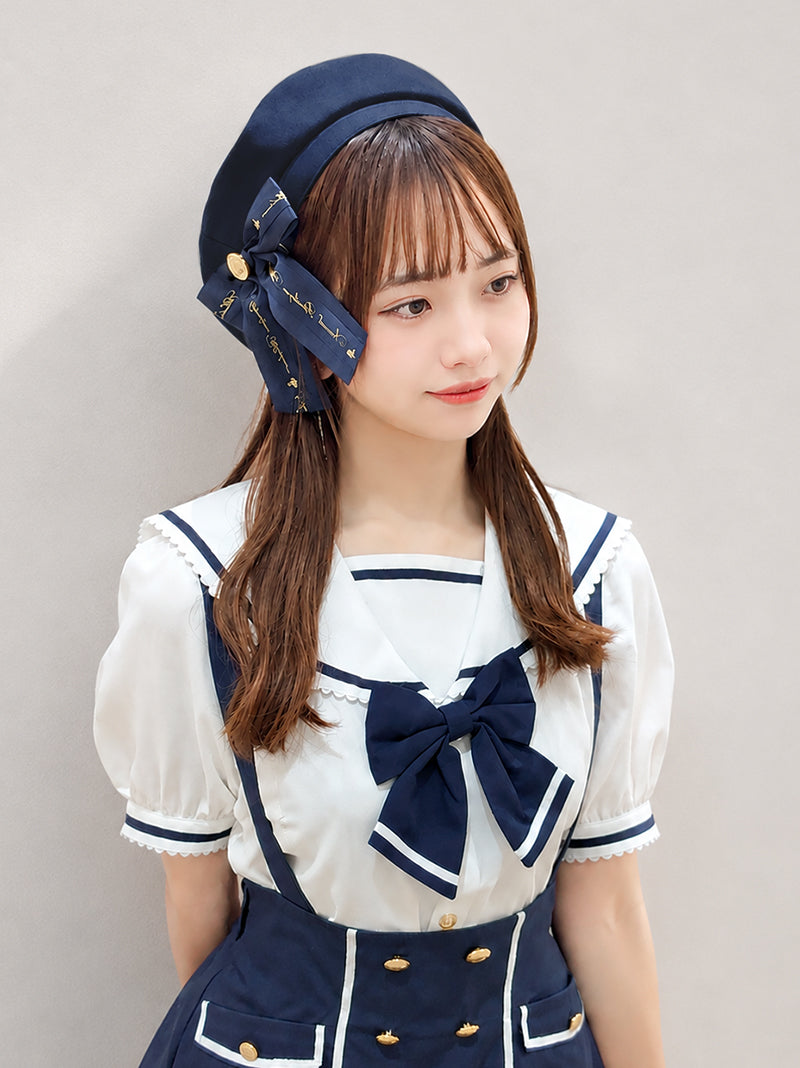 Marin Ribbon セーラーブラウス ネイビー（Navy） FREE ｜Amavel（アマベル）公式サイト