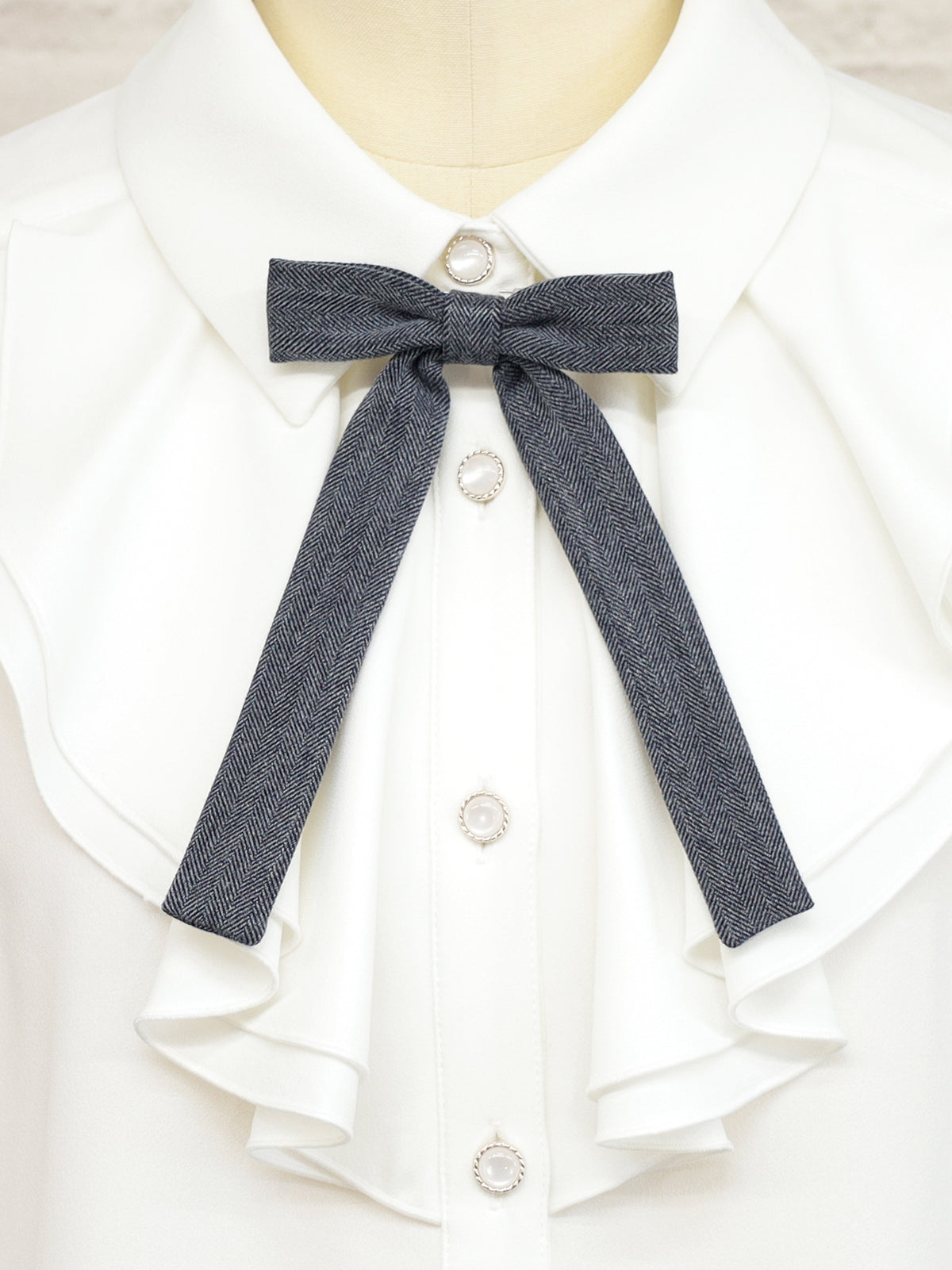 British Heritage ラッフルブラウス