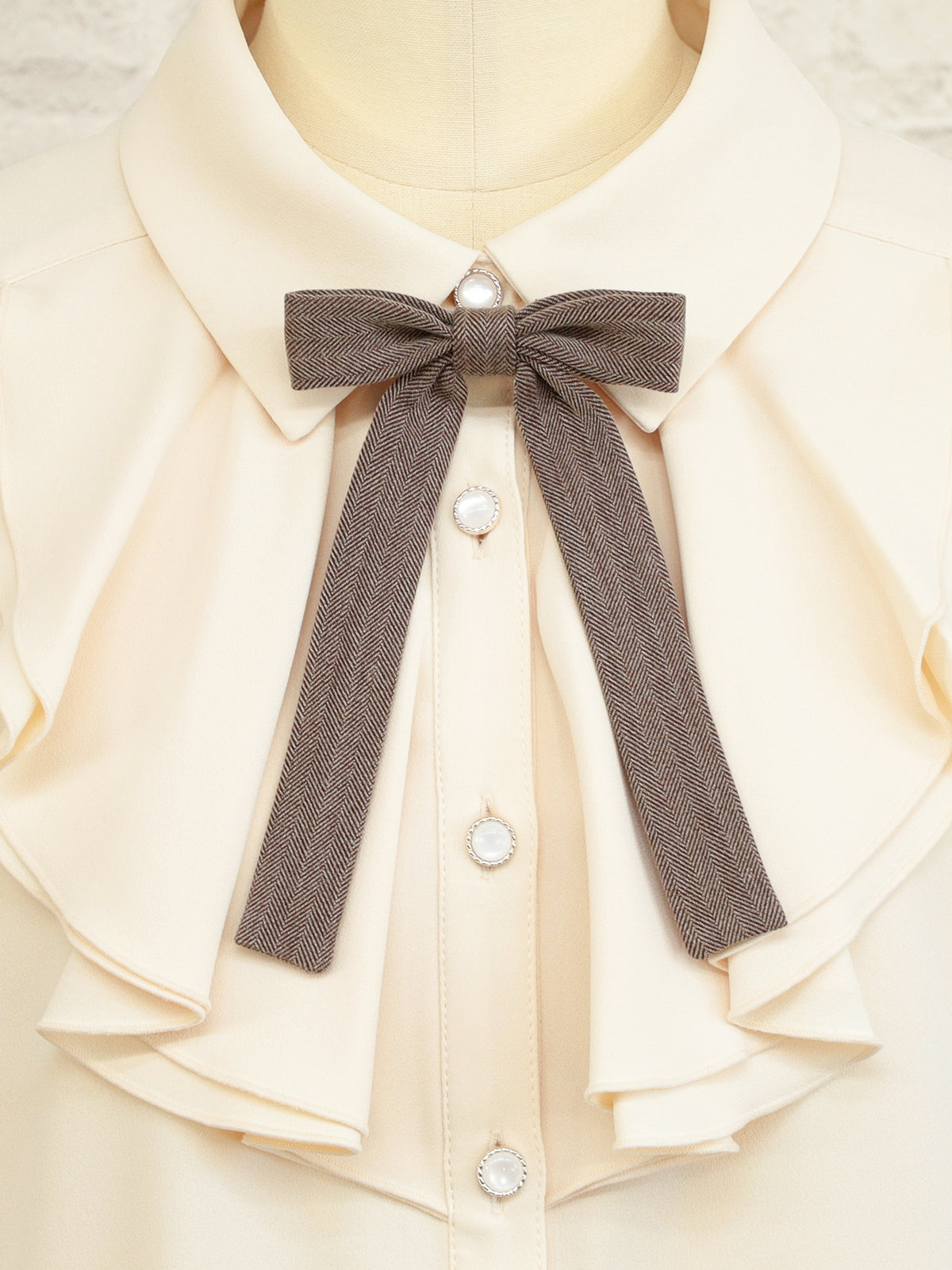 British Heritage ラッフルブラウス