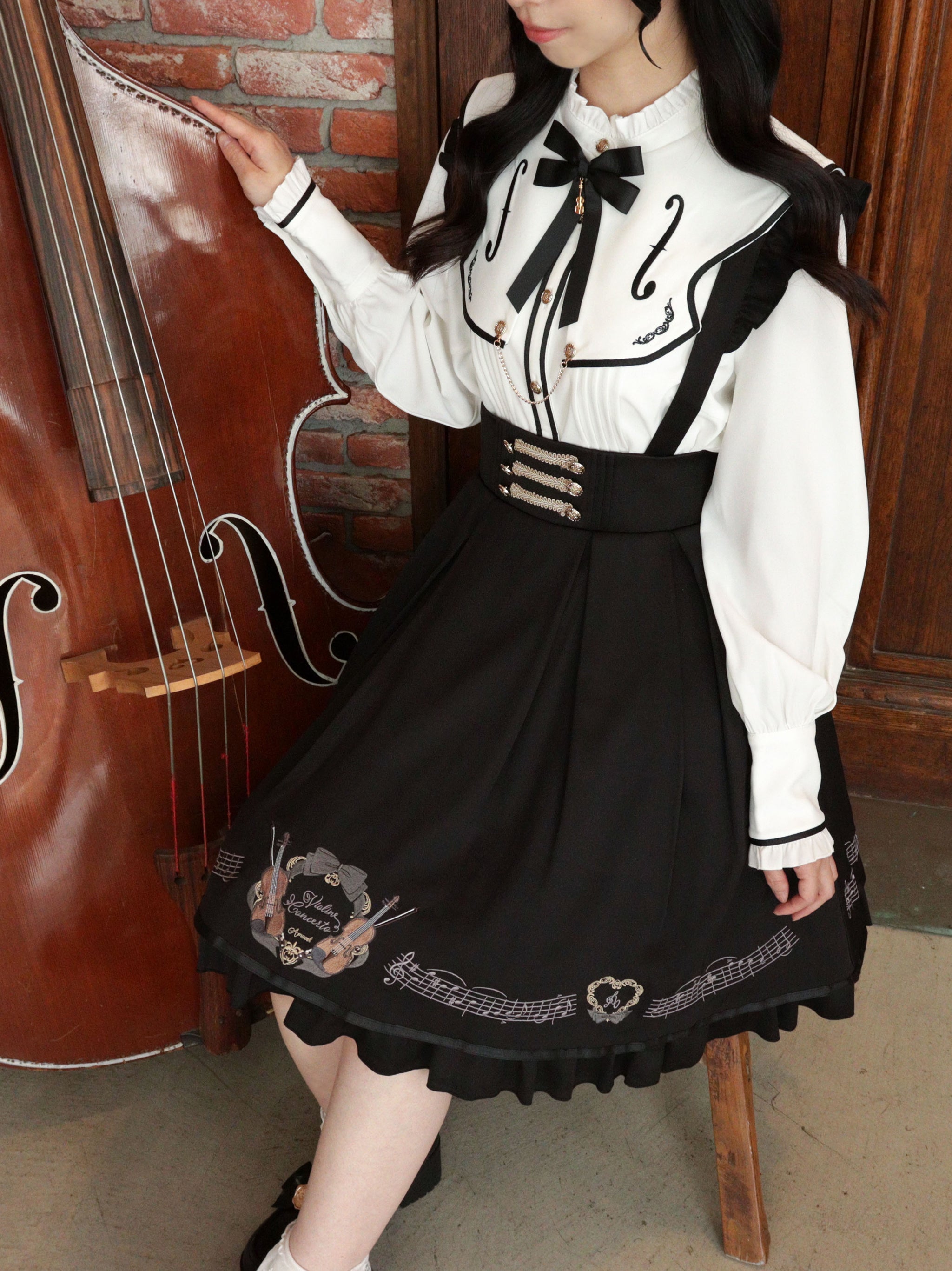 Violin Concerto 付け衿ブラウス – Amavel（アマベル）公式サイト