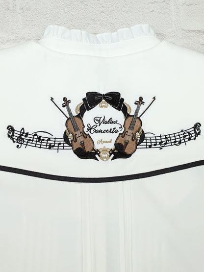 Violin Concerto 付け衿ブラウス