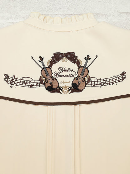 Violin Concerto 付け衿ブラウス