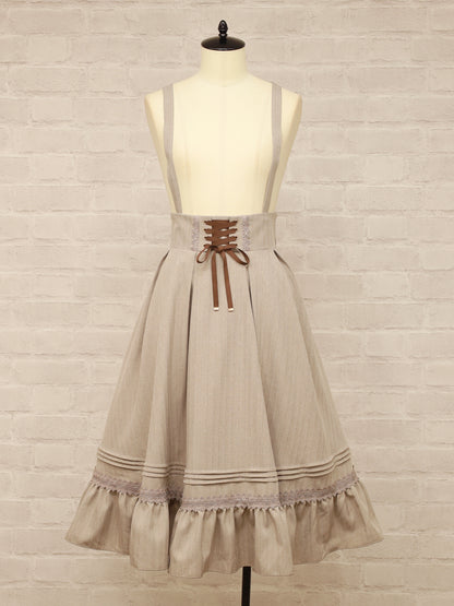 【選べるセットフェア対象】Classical Doll ミドル丈スカート ブラウン（Brown） FREE ｜Amavel（アマベル）公式サイト