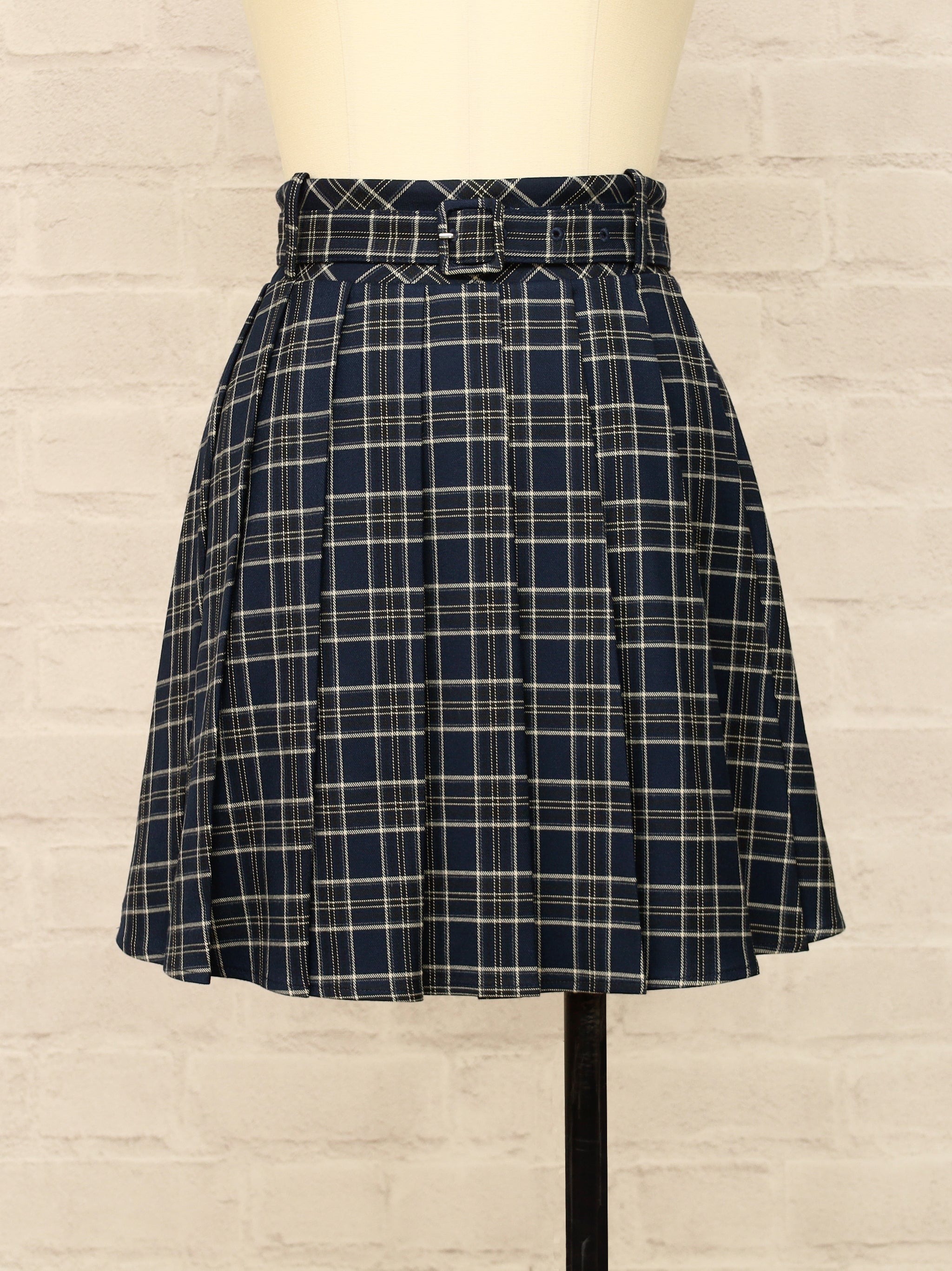 Academic Girly プリーツスカート ネイビー（Navy） FREE ｜Amavel（アマベル）公式サイト