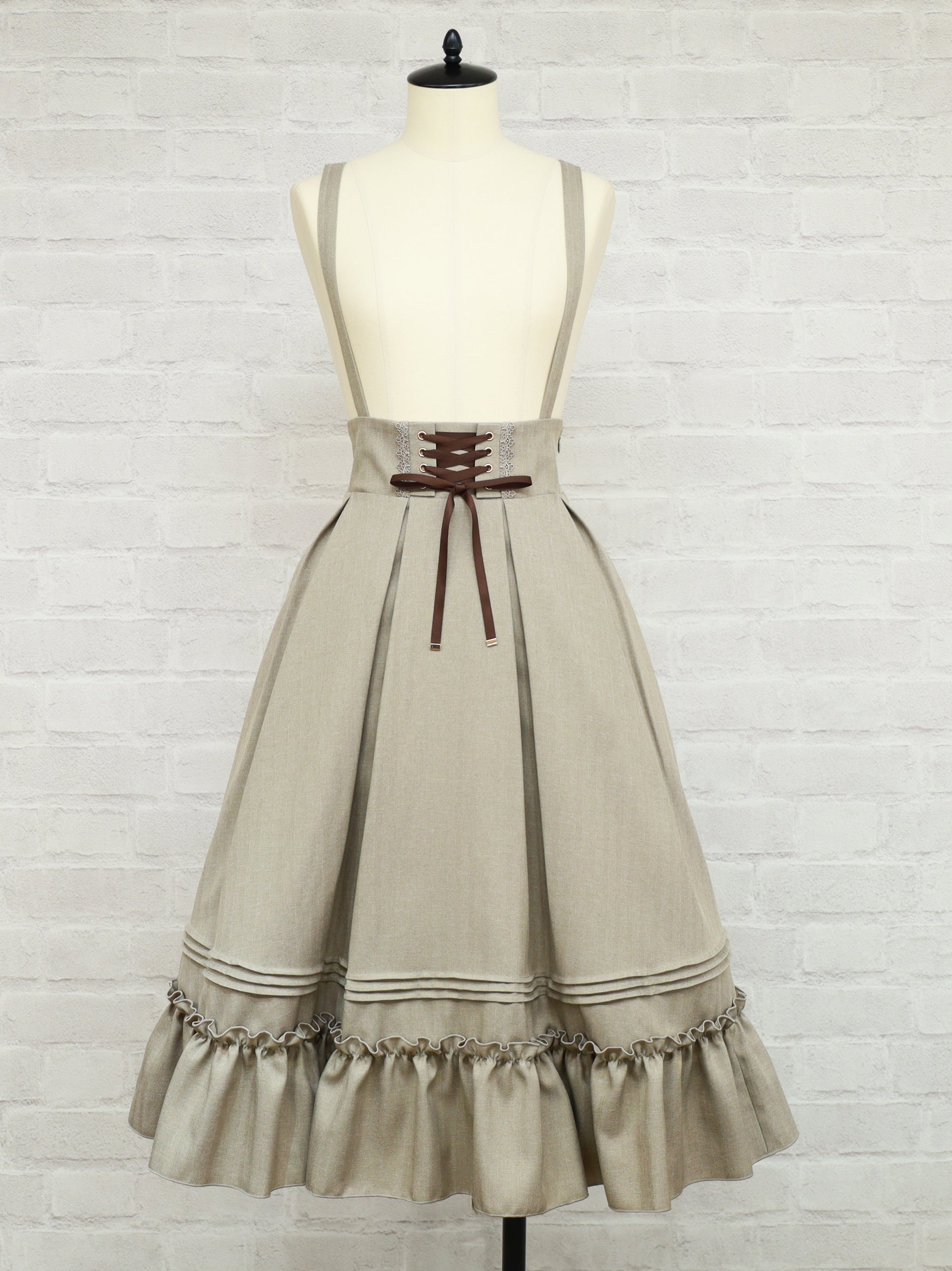 Classical Doll ミドル丈スカート ブラウン（Brown） FREE ｜Amavel（アマベル）公式サイト