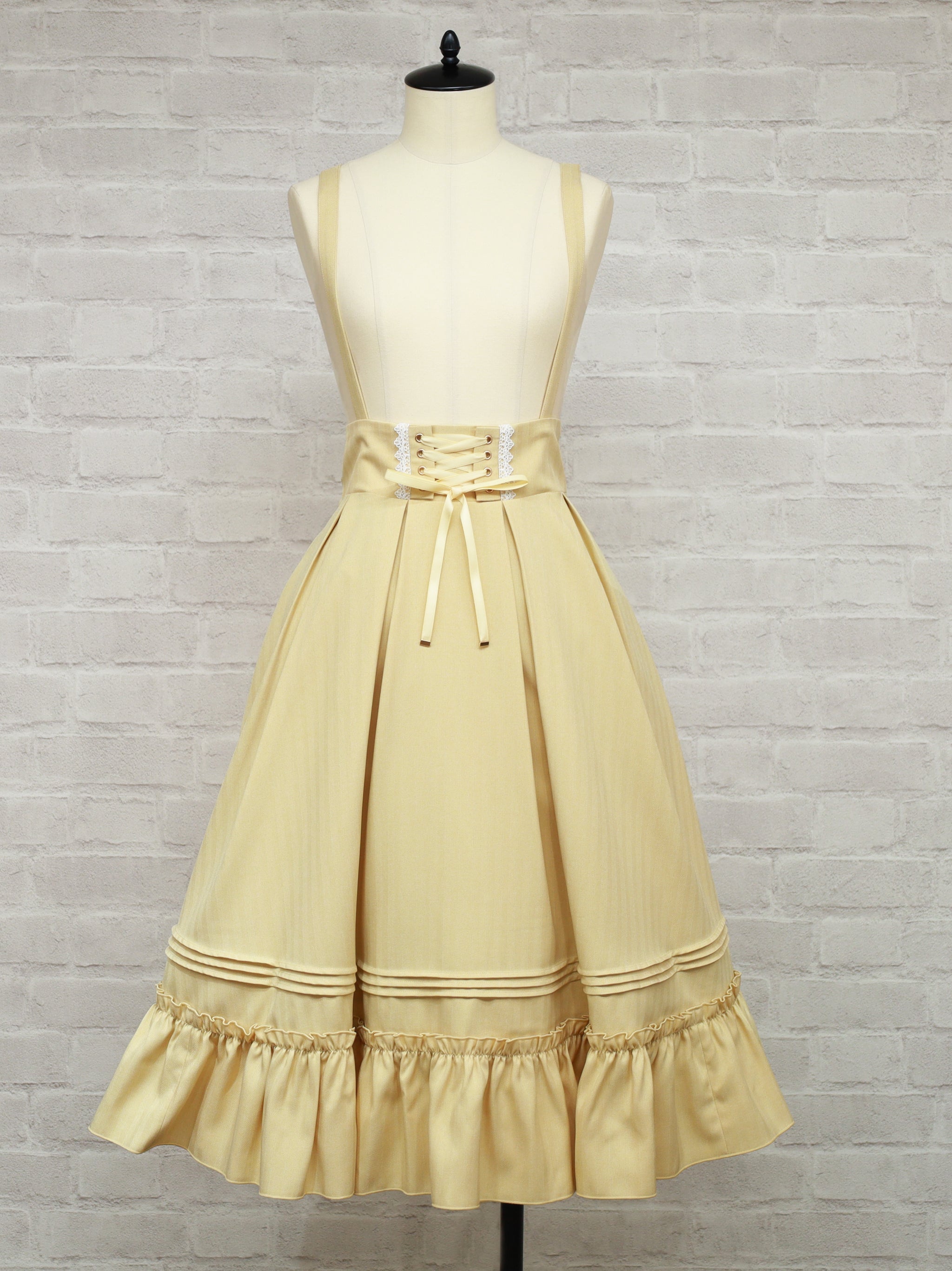 Classical Doll ミドル丈スカート イエロー（Yellow） FREE ｜Amavel（アマベル）公式サイト