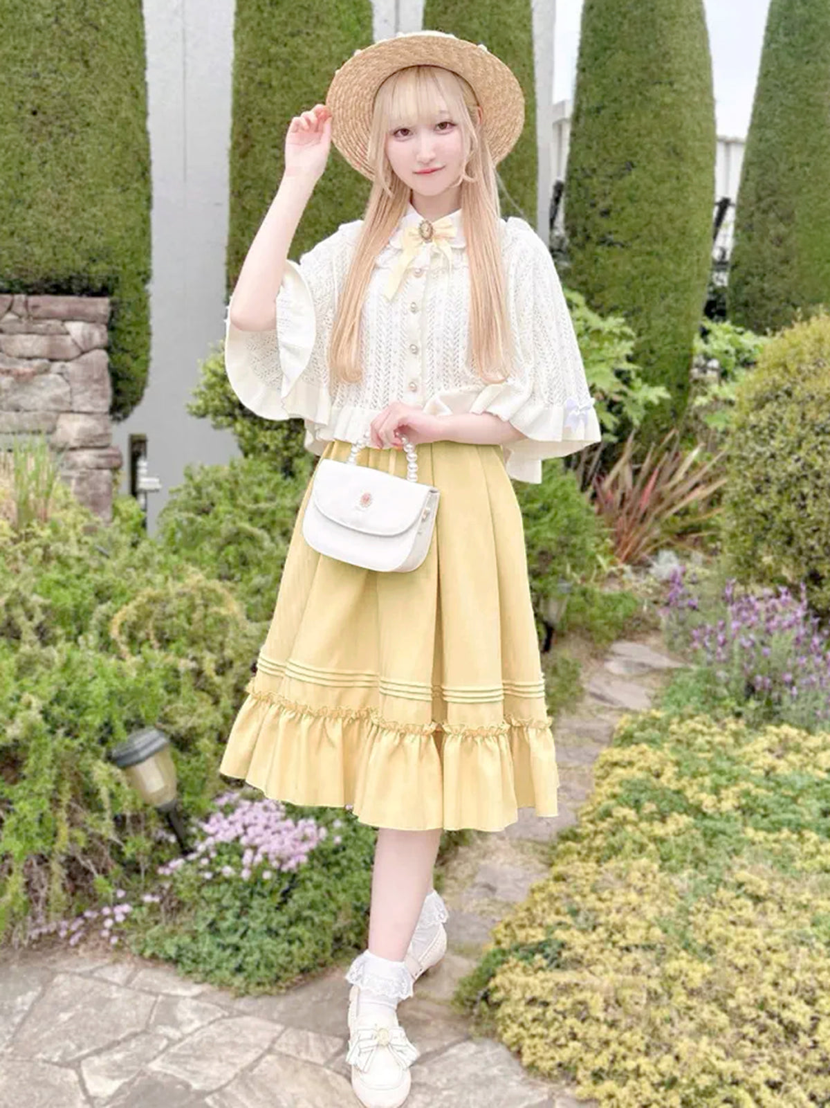 Classical Doll ミドル丈スカート – Amavel（アマベル）公式サイト