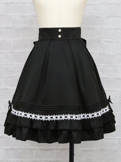 Chērie Lace フリルスカート ブラック（Black） FREE ｜Amavel（アマベル）公式サイト