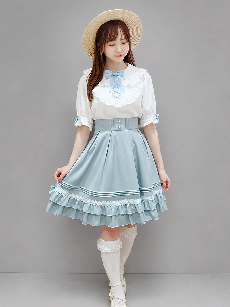 Chērie Lace フリルスカート