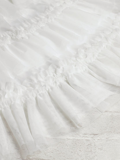 チュールティアードロングスカート ｜Amavel（アマベル）公式サイト