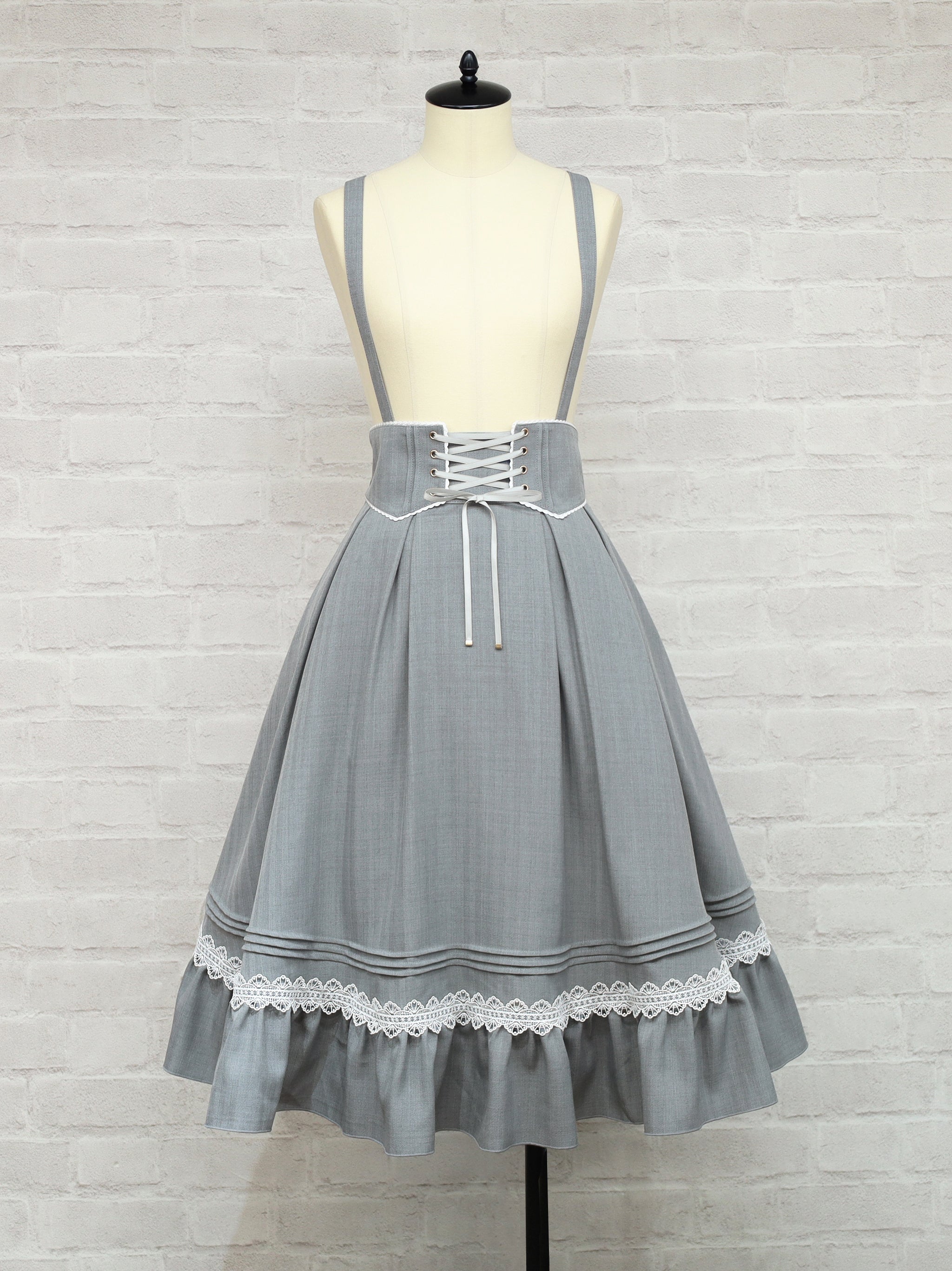 Classical Doll ミドル丈スカート グレー（Gray） FREE ｜Amavel（アマベル）公式サイト