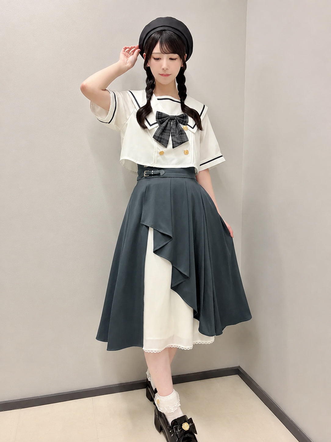 Classical Fleur アシメスカート