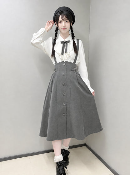 British Heritage ミドル丈スカート チャコール（Charcoal） FREE ｜Amavel（アマベル）公式サイト