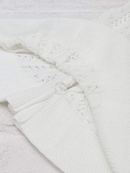 ロマンティックレースすかし編みショート丈ニットポンチョ ｜Amavel（アマベル）公式サイト