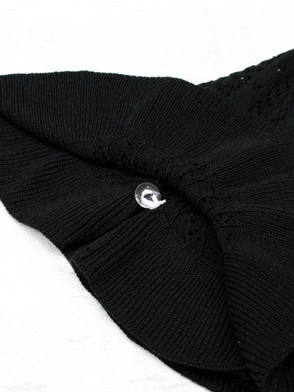 ロマンティックレースすかし編みニットポンチョ ｜Amavel（アマベル）公式サイト